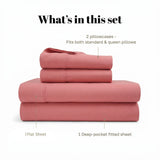 530 Thread Count Egyptian Cotton Sateen Bed Sheet Set