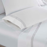 Brandon Cotton Three-Line Embroidered Deep Pocket Bed Sheet Set - Sheet Set by Superior