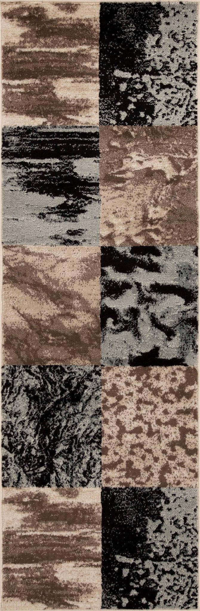 Brentwood Modern Patchwork Abstract Indoor Area Rugs or Runner Rug - Rugs by Superior