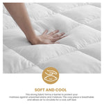 Brushed Microfiber Down Alternative Mattress Topper 2 Inch White - Mattress Topper by Superior