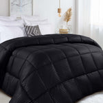 Brushed Microfiber Down Alternative Medium Weight Striped Comforter - Comforter by Superior