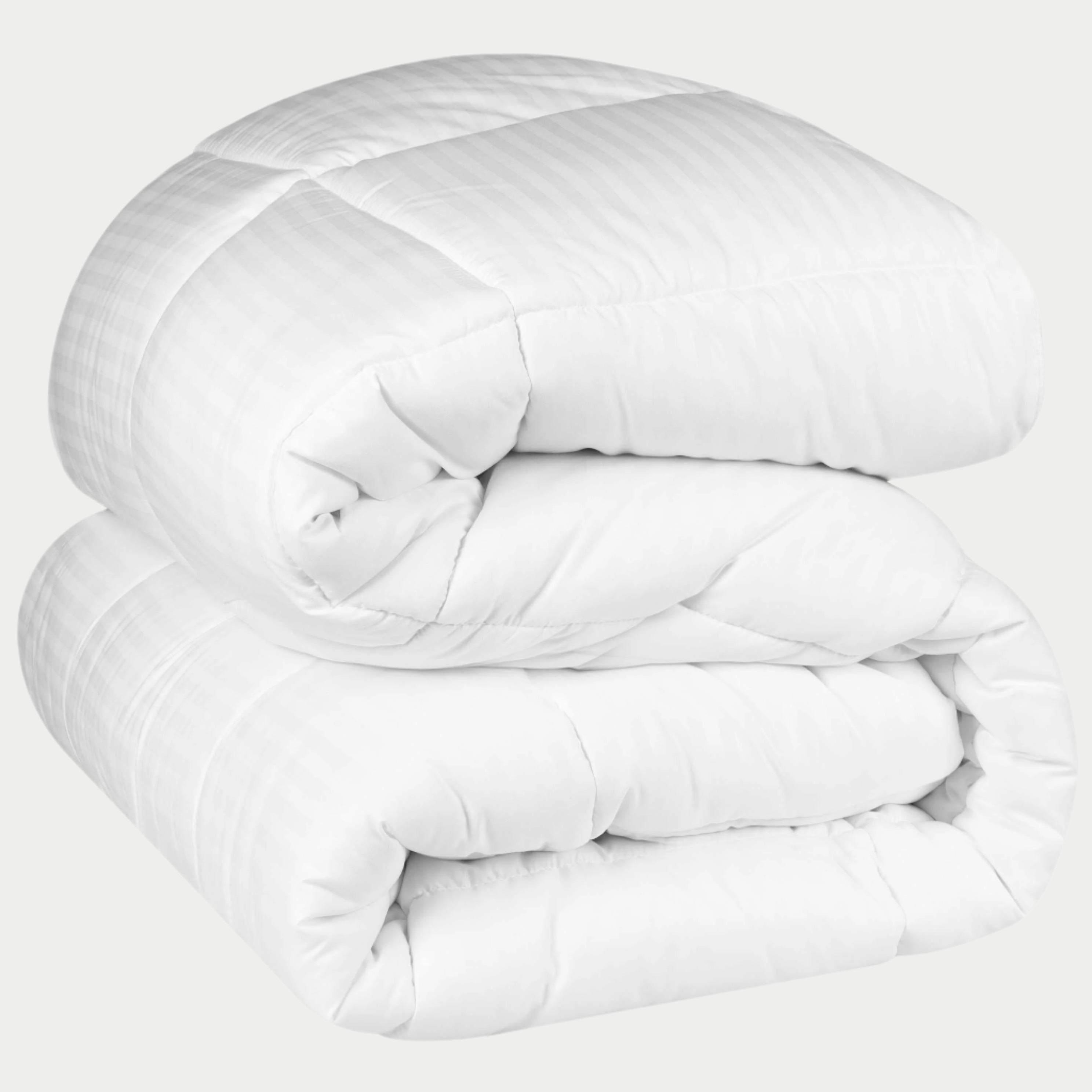 Brushed Microfiber Down Alternative Medium Weight Striped Comforter - Comforter by Superior Brand