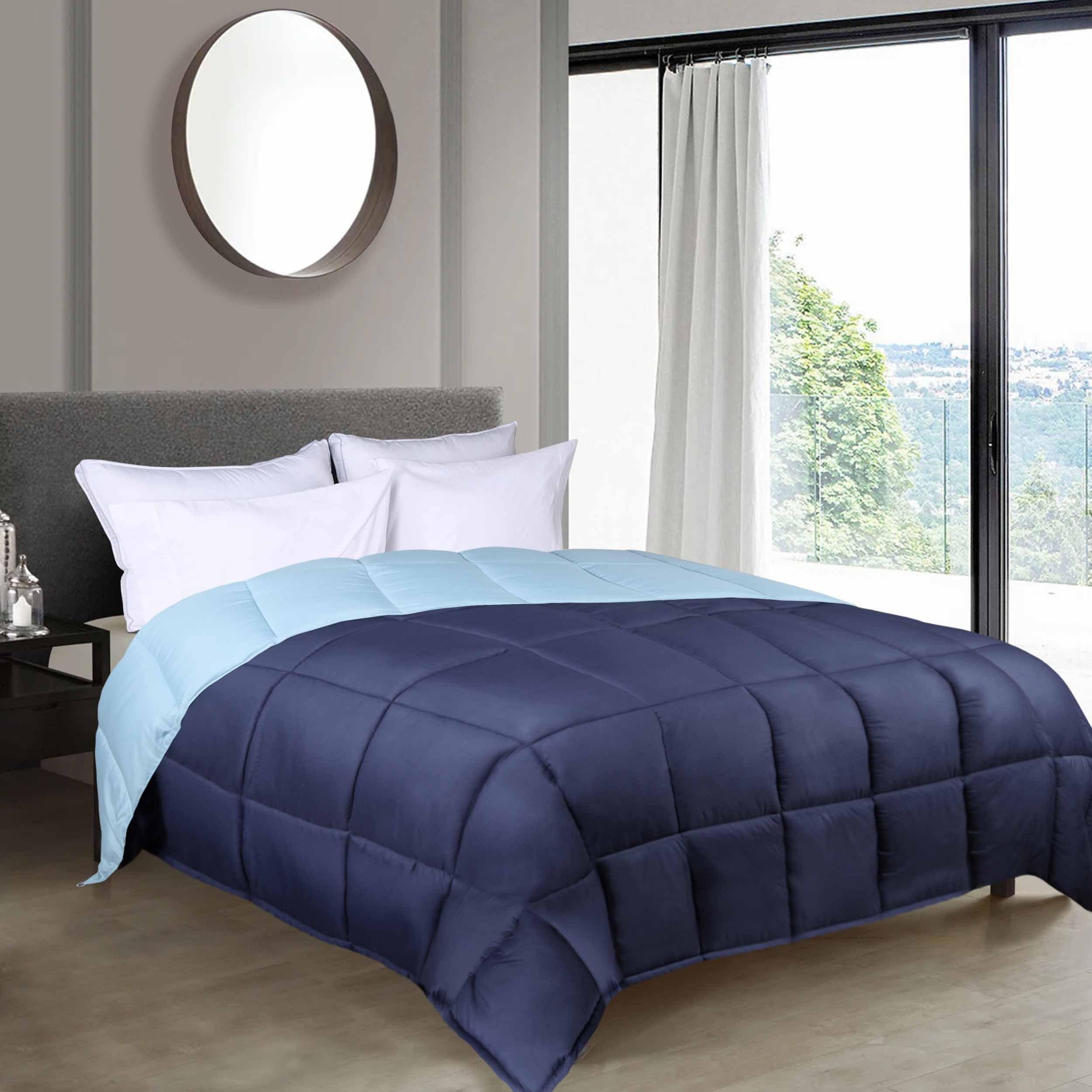 Brushed Microfiber Reversible Down Alternative Comforter - Comforter by Superior Brand