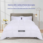 Brushed Microfiber Reversible Down Alternative Comforter - Comforter by Superior