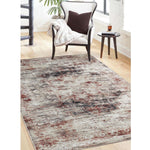 Canary Vintage Distressed Medallion Washable Indoor Area Rug - Rugs by Superior