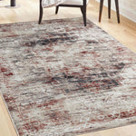 Canary Vintage Distressed Medallion Washable Indoor Area Rug - Rugs by Superior