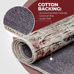 Canary Vintage Distressed Medallion Washable Indoor Area Rug - Rugs by Superior