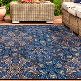 Cassidy Floral Bohemian Non-Slip Indoor Outdoor Area Rug - Rugs by Superior