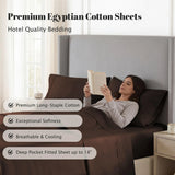 530 Thread Count Egyptian Cotton Sateen Bed Sheet Set