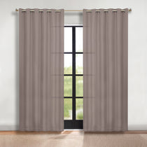 Classic Modern Solid Room Darkening Blackout Curtain Panels, Set of 2 - Blackout Curtains by Superior Brand