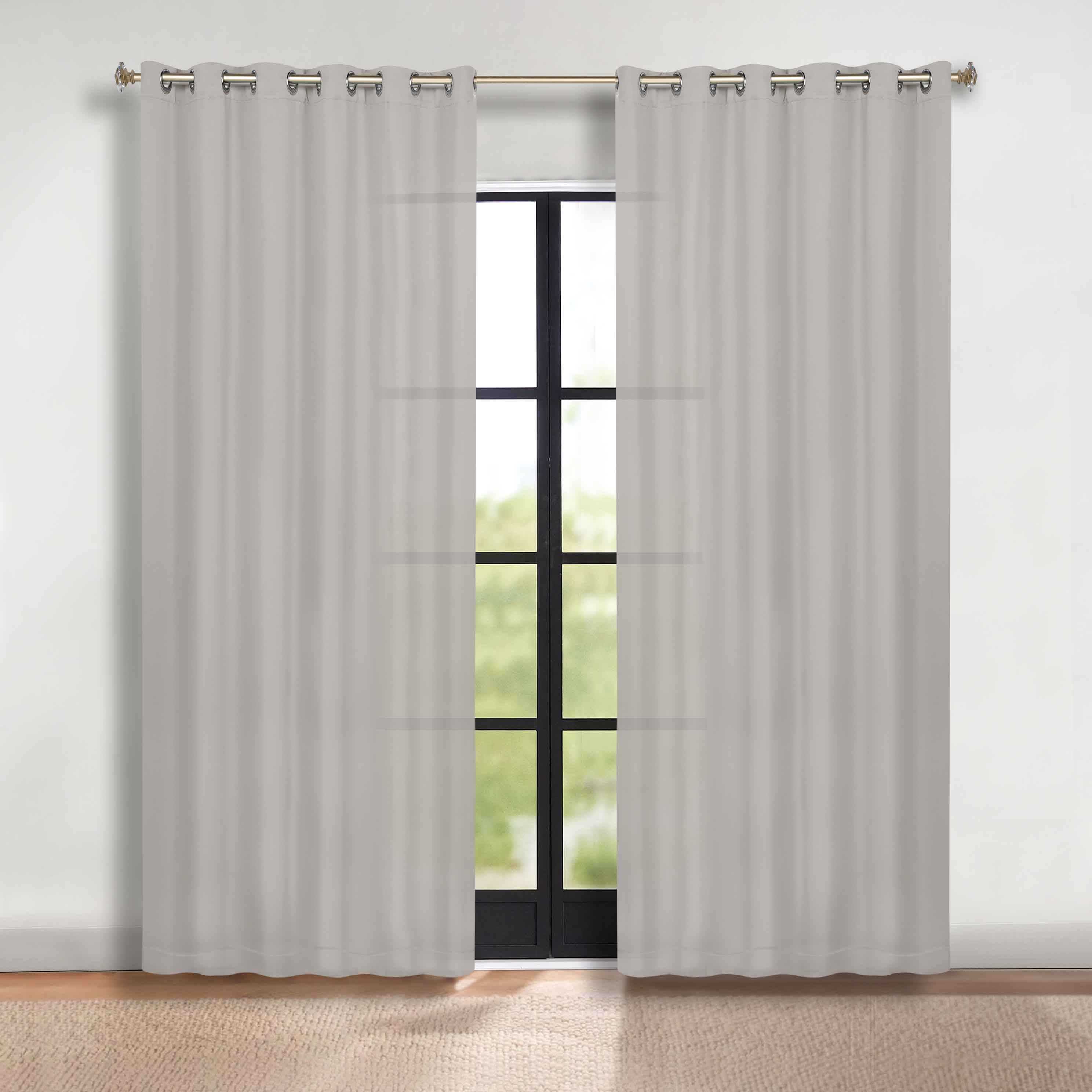 Classic Modern Solid Room Darkening Blackout Curtain Panels, Set of 2 - Blackout Curtains by Superior Brand