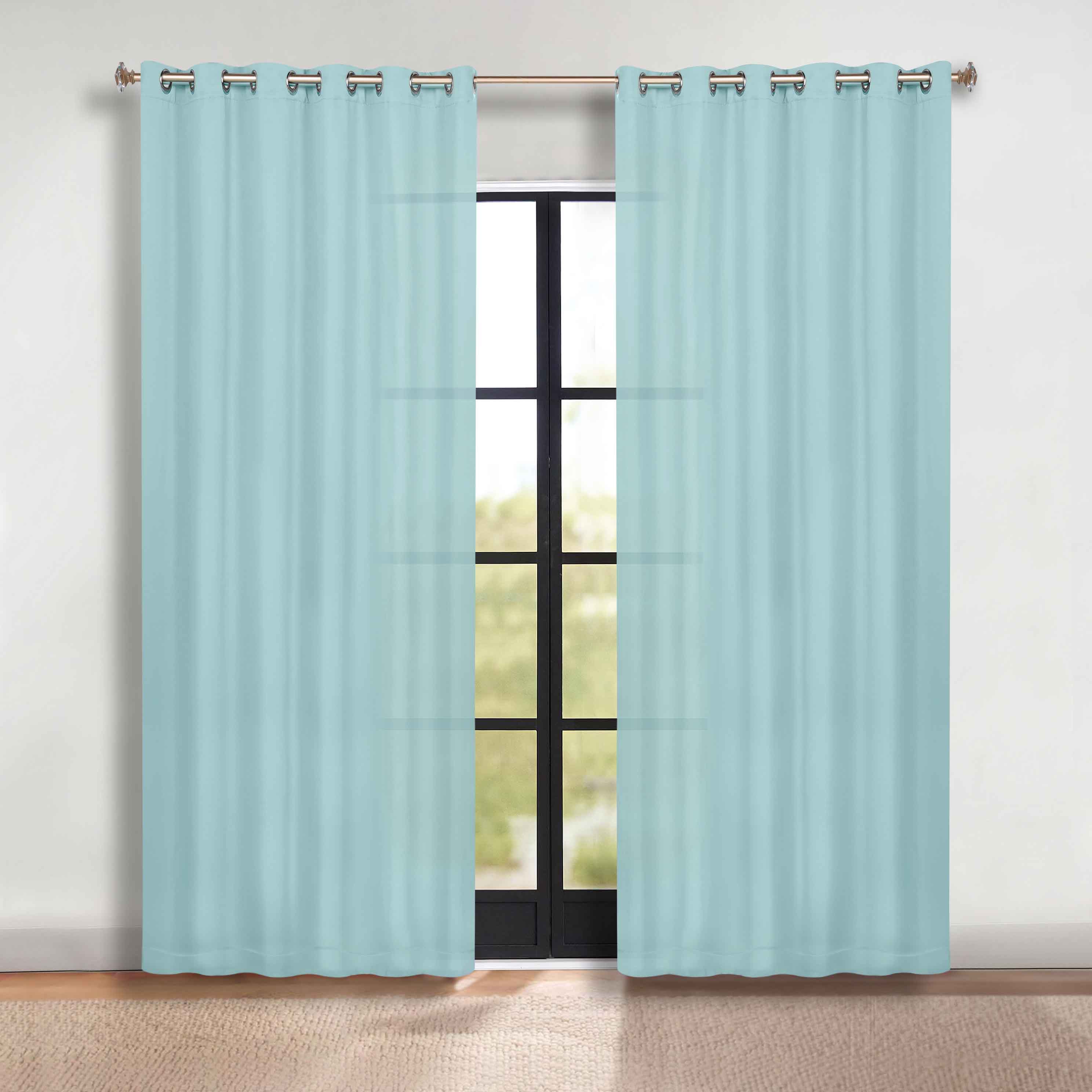 Classic Modern Solid Room Darkening Blackout Curtain Panels, Set of 2 - Blackout Curtains by Superior Brand