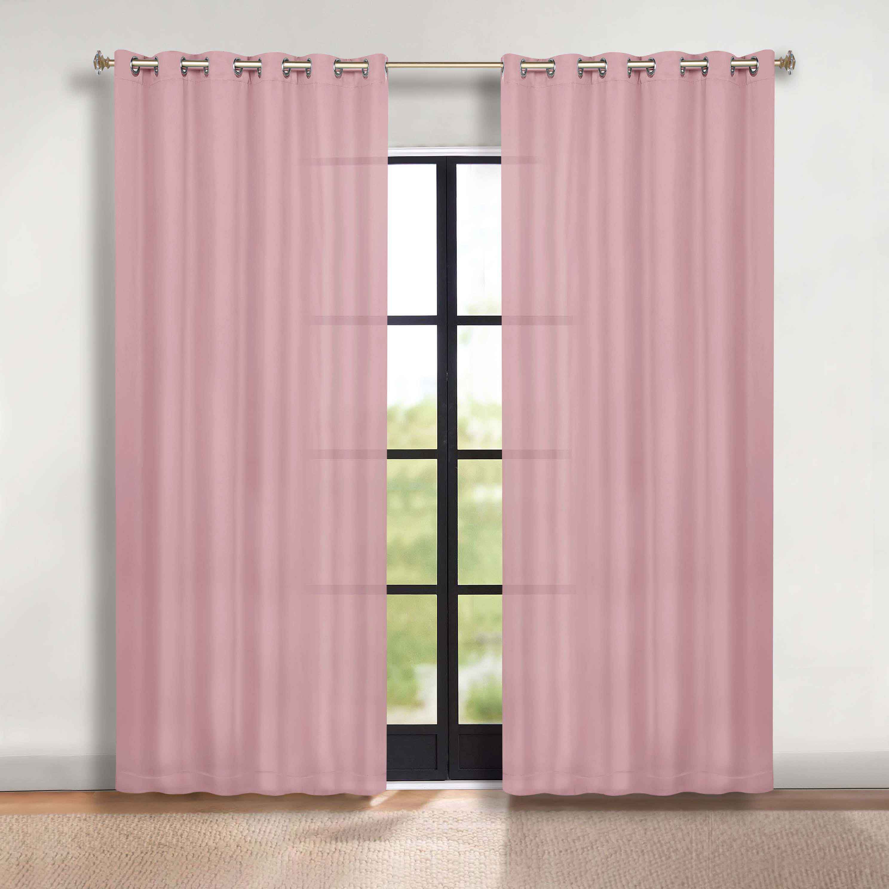 Classic Modern Solid Room Darkening Blackout Curtain Panels, Set of 2 - Blackout Curtains by Superior Brand
