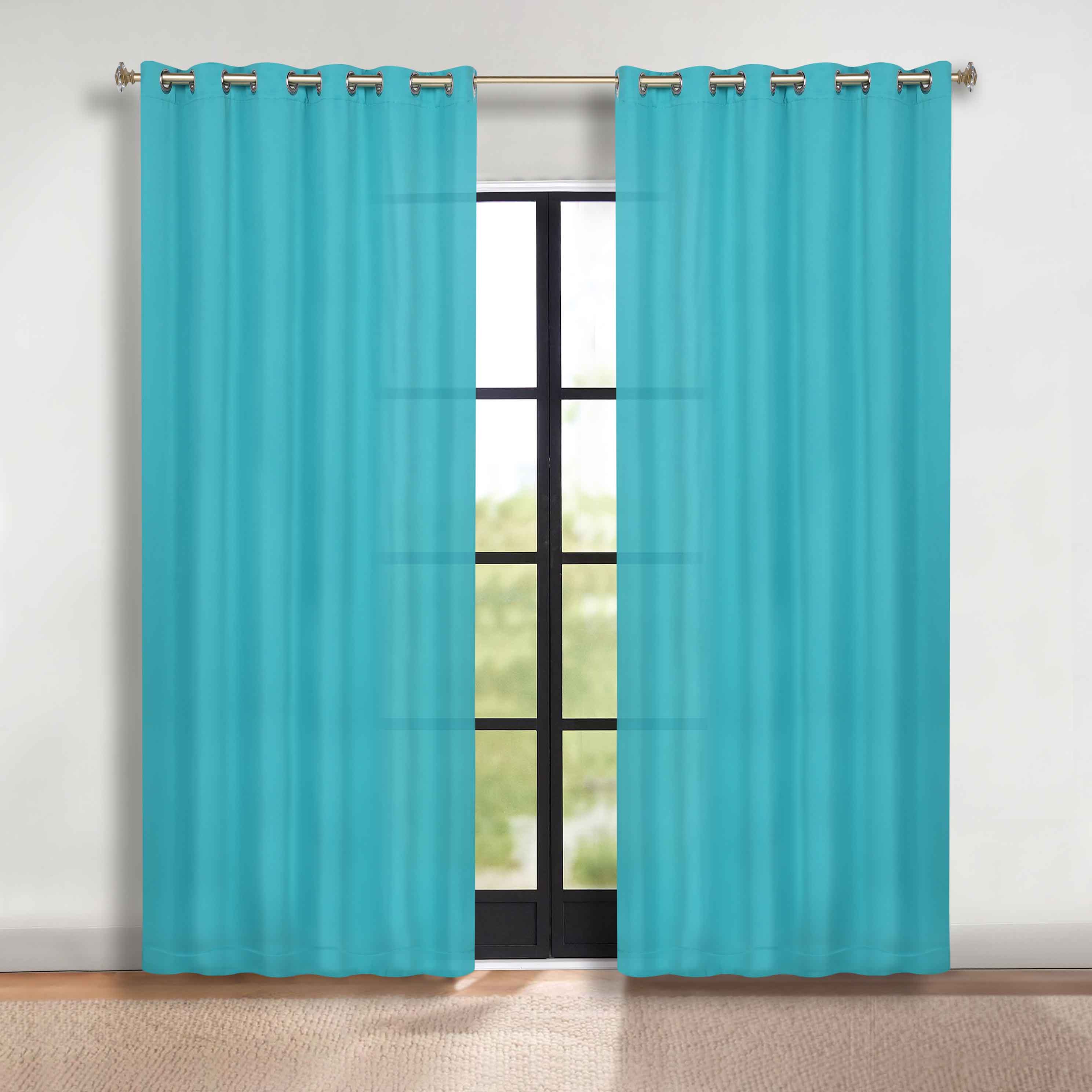 Classic Modern Solid Room Darkening Blackout Curtain Panels, Set of 2 - Blackout Curtains by Superior Brand