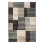 Clifton Geometric Color Block Plush Indoor Area Rug or Runner Rug - Rugs by Superior
