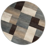 Clifton Geometric Color Block Plush Indoor Area Rug or Runner Rug - Rugs by Superior