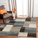 Clifton Geometric Color Block Plush Indoor Area Rug or Runner Rug - Rugs by Superior