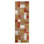 Clifton Geometric Color Block Plush Indoor Area Rug or Runner Rug - Rugs by Superior