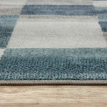 Clifton Geometric Color Block Plush Indoor Area Rug or Runner Rug - Rugs by Superior