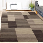 Clifton Geometric Color Block Plush Indoor Area Rug or Runner Rug - Rugs by Superior