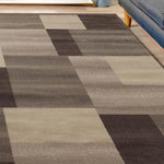 Clifton Geometric Color Block Plush Indoor Area Rug or Runner Rug - Rugs by Superior