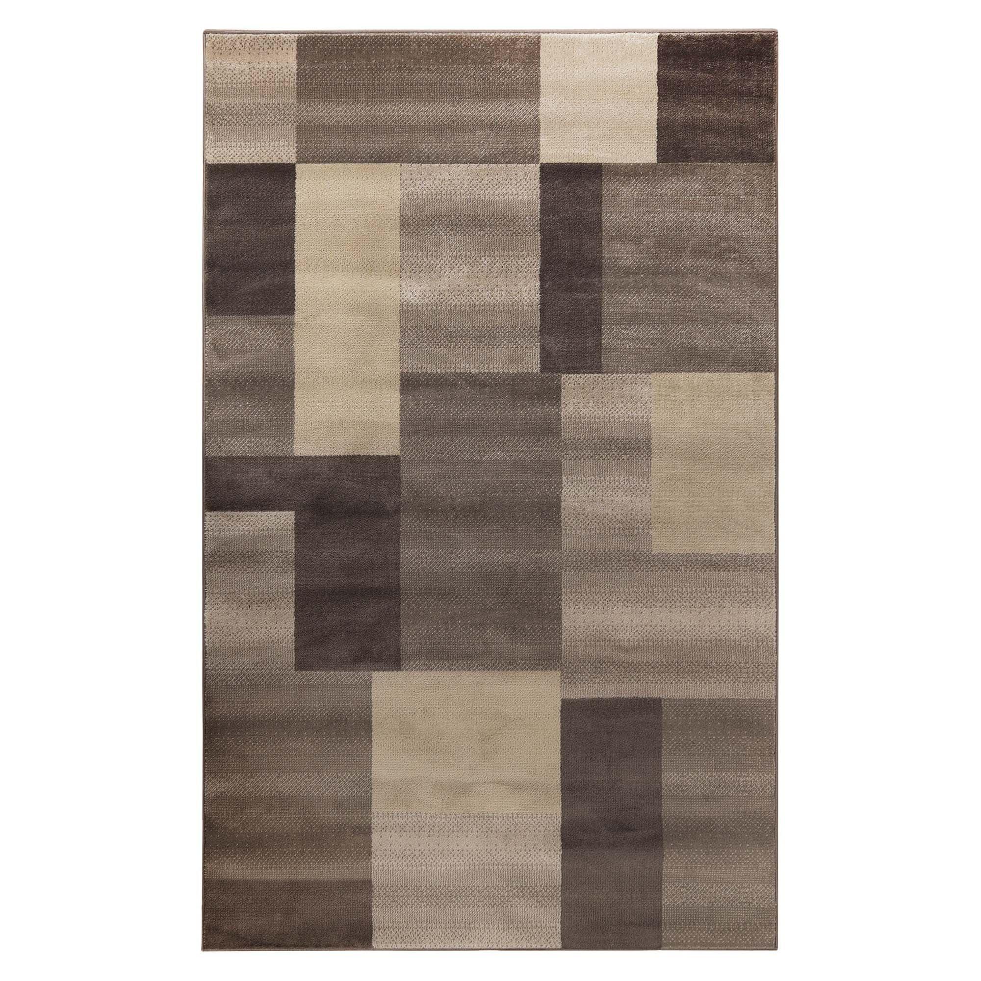 Clifton Geometric Color Block Plush Indoor Area Rug or Runner Rug - Rugs by Superior