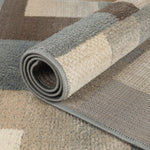 Clifton Geometric Color Block Plush Indoor Area Rug or Runner Rug - Rugs by Superior