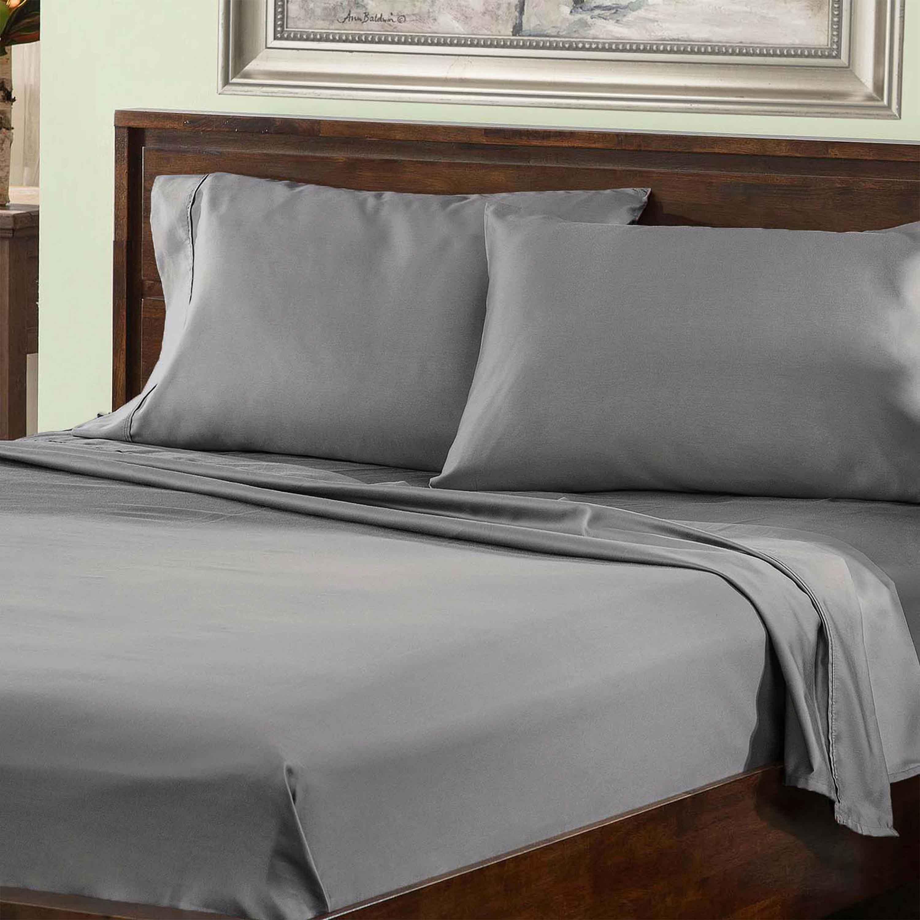 800 Thread Count Cotton Blend Bed Sheet Set Solid Deep Pocket - Sheet Set by Superior Brand
