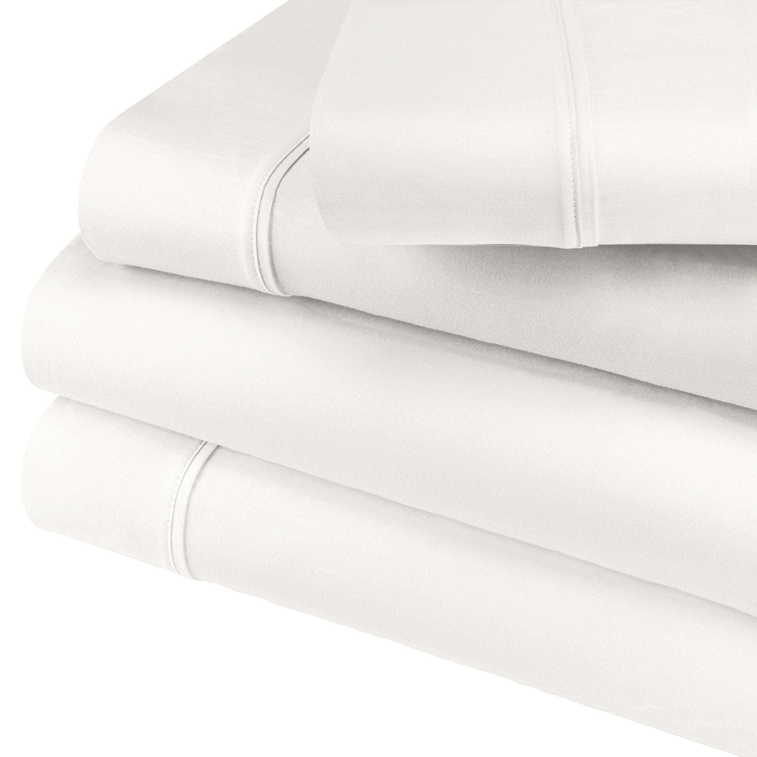 800 Thread Count Cotton Blend Bed Sheet Set Solid Deep Pocket - Sheet Set by Superior Brand