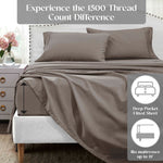 Cotton Blend Solid Deep Pocket Bed Sheet Set - Sheet Set by Superior