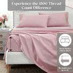 Cotton Blend Solid Deep Pocket Bed Sheet Set - Sheet Set by Superior