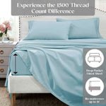 Cotton Blend Solid Deep Pocket Bed Sheet Set - Sheet Set by Superior