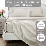 Cotton Blend Solid Deep Pocket Bed Sheet Set - Sheet Set by Superior