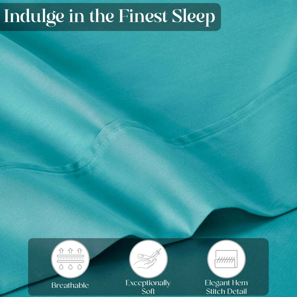 Cotton Blend Solid Deep Pocket Bed Sheet Set - Sheet Set by Superior