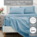 Cotton Blend Solid Deep Pocket Bed Sheet Set - Sheet Set by Superior