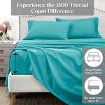 Cotton Blend Solid Deep Pocket Bed Sheet Set - Sheet Set by Superior
