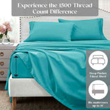 Cotton Blend Solid Deep Pocket Bed Sheet Set - Sheet Set by Superior
