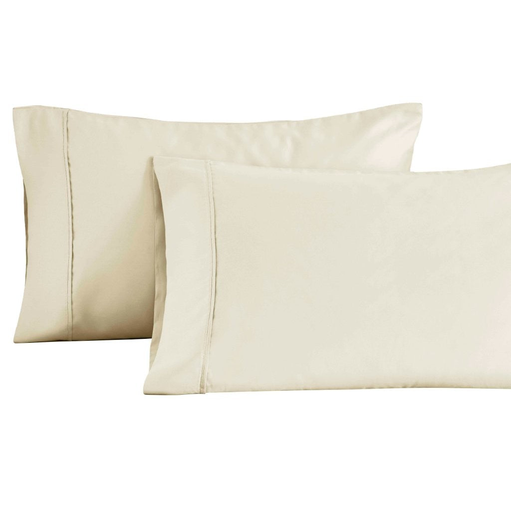 Cotton Blend Solid Pillowcases, Set of 2 - Pillowcases by Superior Brand