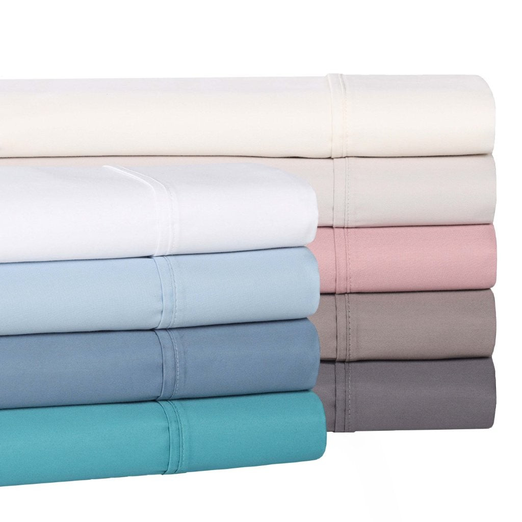 Cotton Blend Solid Pillowcases, Set of 2 - Pillowcases by Superior