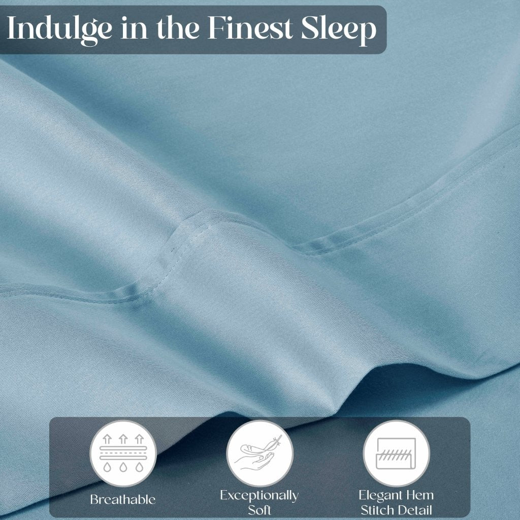 Cotton Blend Solid Pillowcases, Set of 2 - Pillowcases by Superior