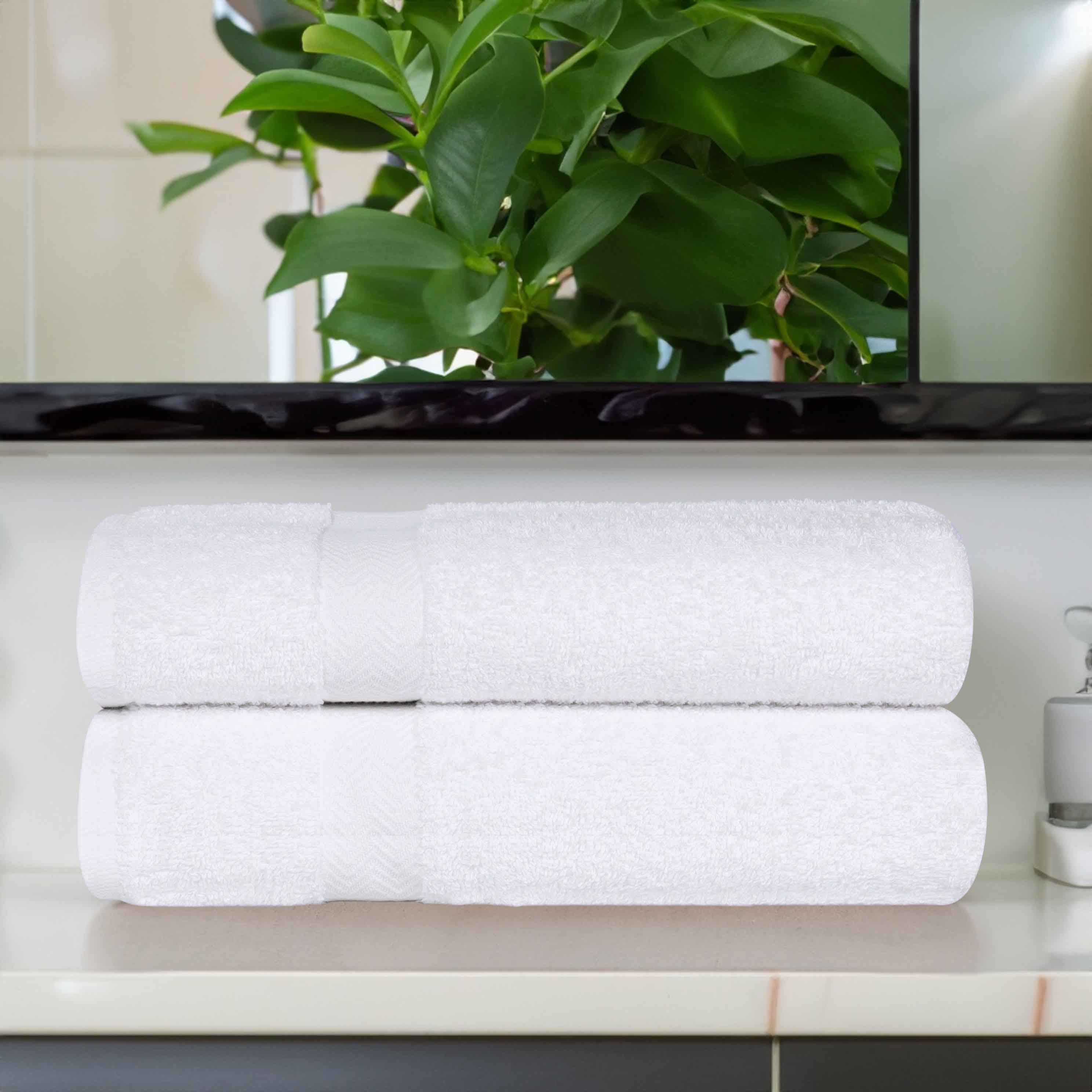 Cotton Eco-Friendly Bathroom Essentials 2 Piece Bath Sheet Set - Bath Sheets by Superior Brand