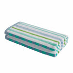 Cotton Oversized Striped 4 Piece Beach Towel Set - Beach Towel by Superior