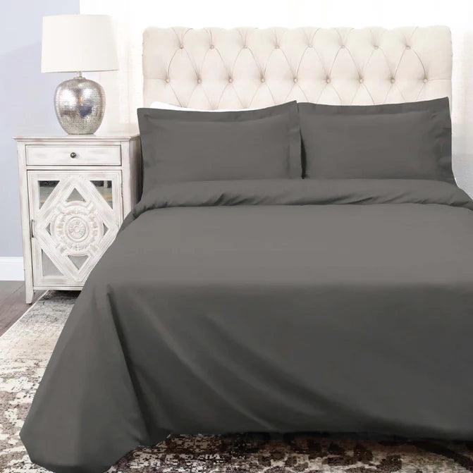 Cotton Percale Modern Traditional Duvet Cover Set - Duvet Cover Set by Superior Brand