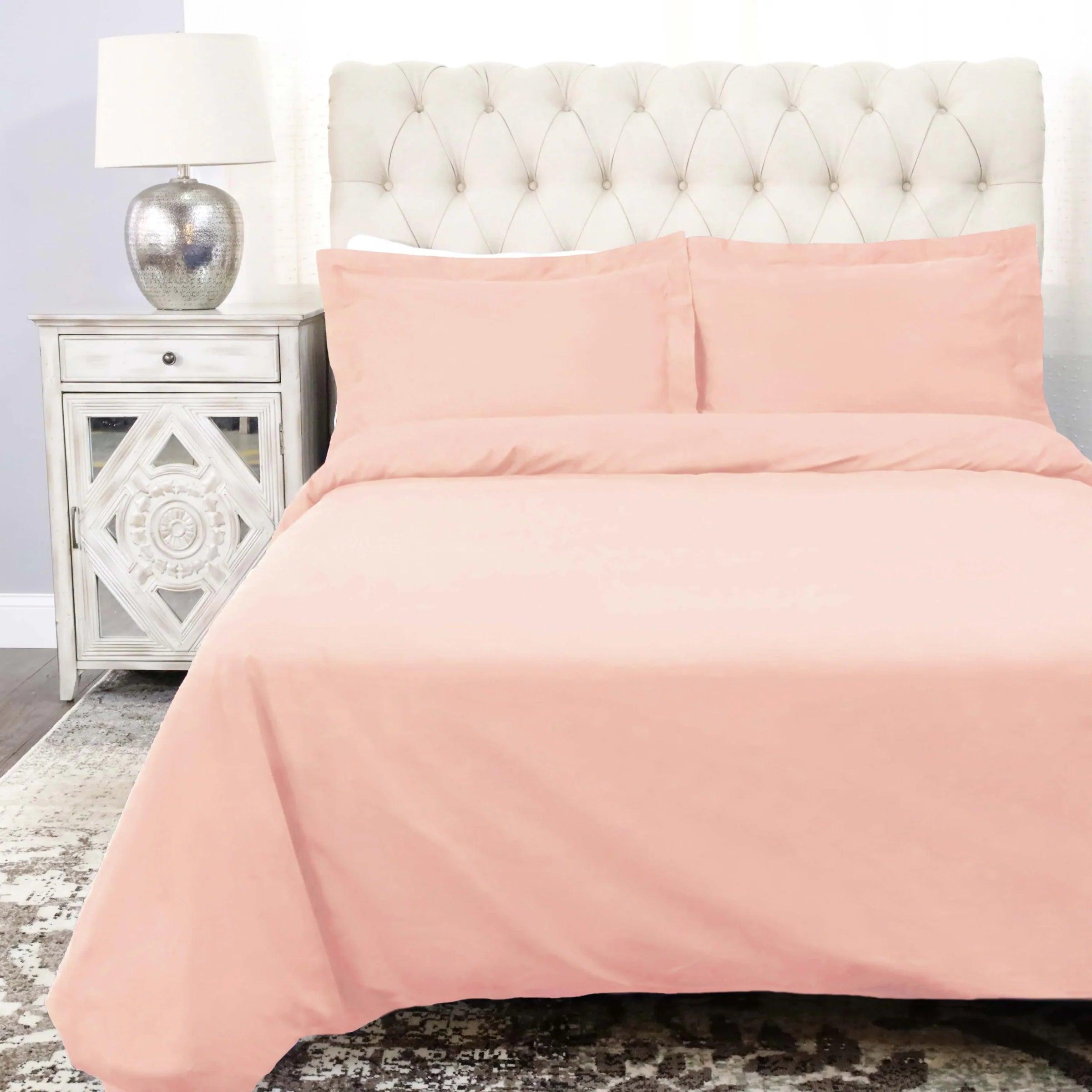 Cotton Percale Modern Traditional Duvet Cover Set - Duvet Cover Set by Superior Brand