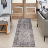 Distressed Floral Medallion Indoor Area Rug - Rugs by Superior