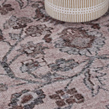 Distressed Floral Medallion Indoor Area Rug - Rugs by Superior