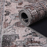 Distressed Floral Medallion Indoor Area Rug - Rugs by Superior