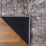 Distressed Floral Medallion Indoor Area Rug - Rugs by Superior