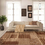 Dorset Block Patchwork Indoor Area Rug or Runner Rug - Rugs by Superior