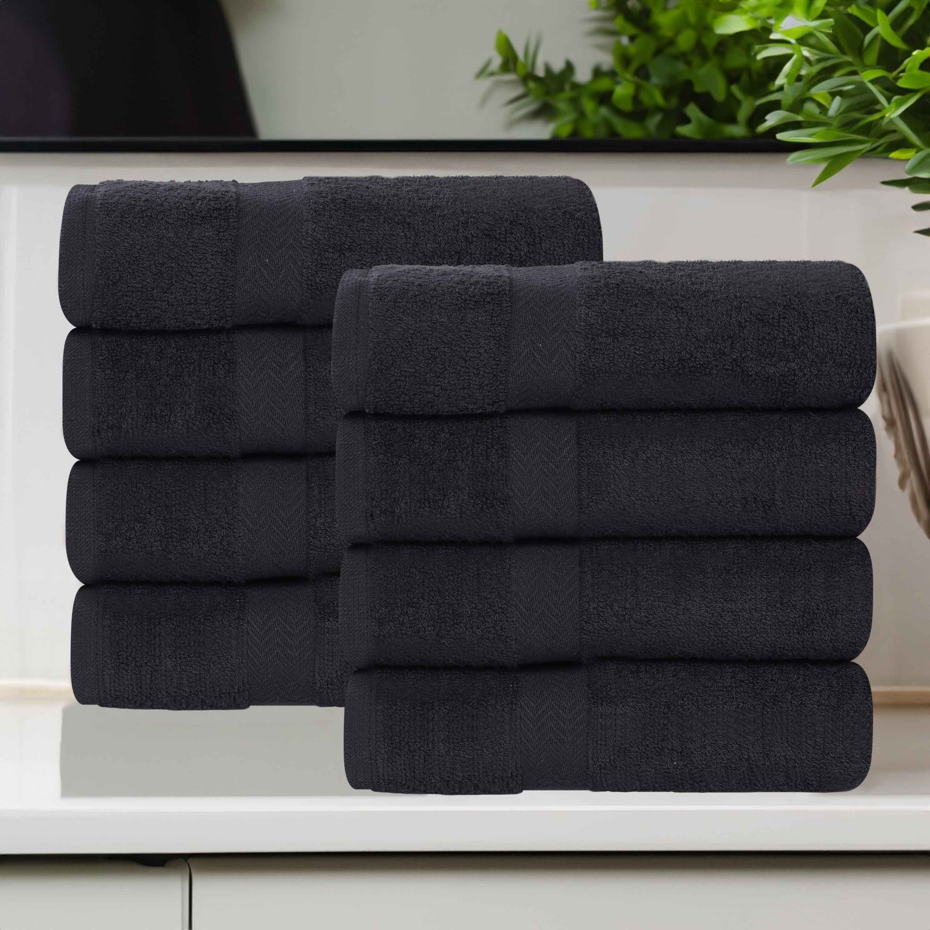 Eco-Friendly Cotton 8 Piece Hand Towel Set - Hand Towel Set by Superior Brand